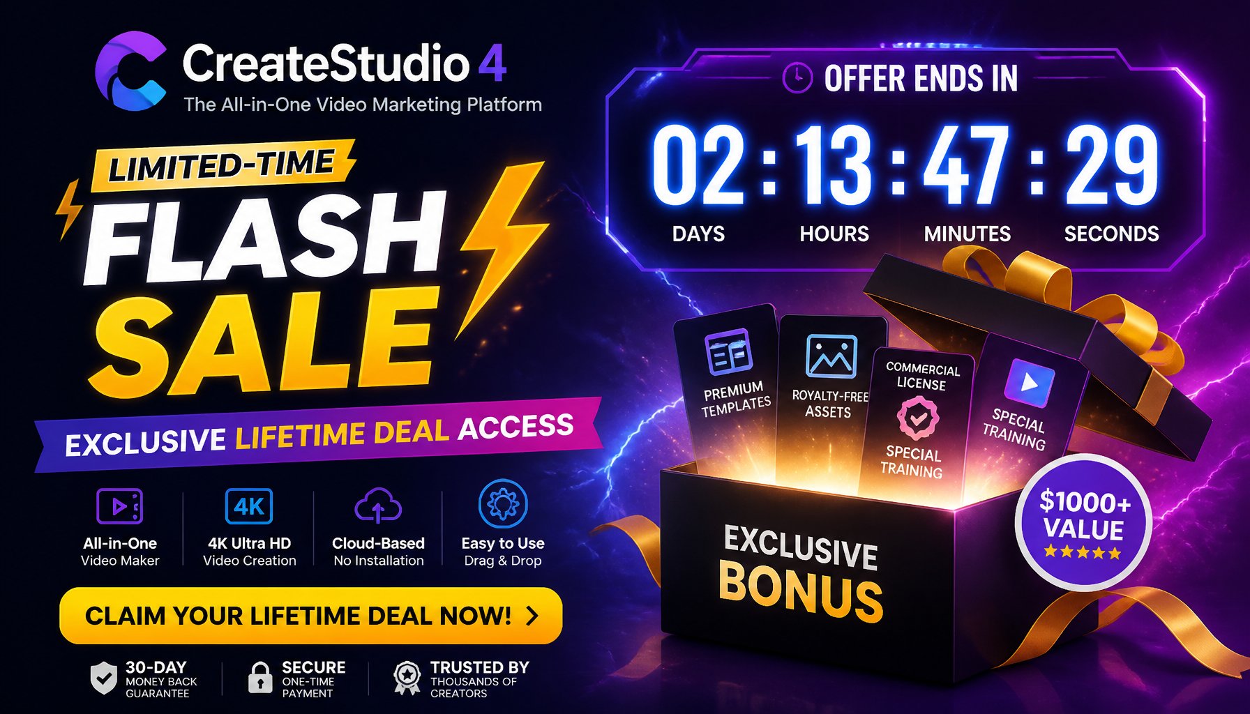 CreateStudio Deals & Special Offers: Best One-Time Payment Discounts