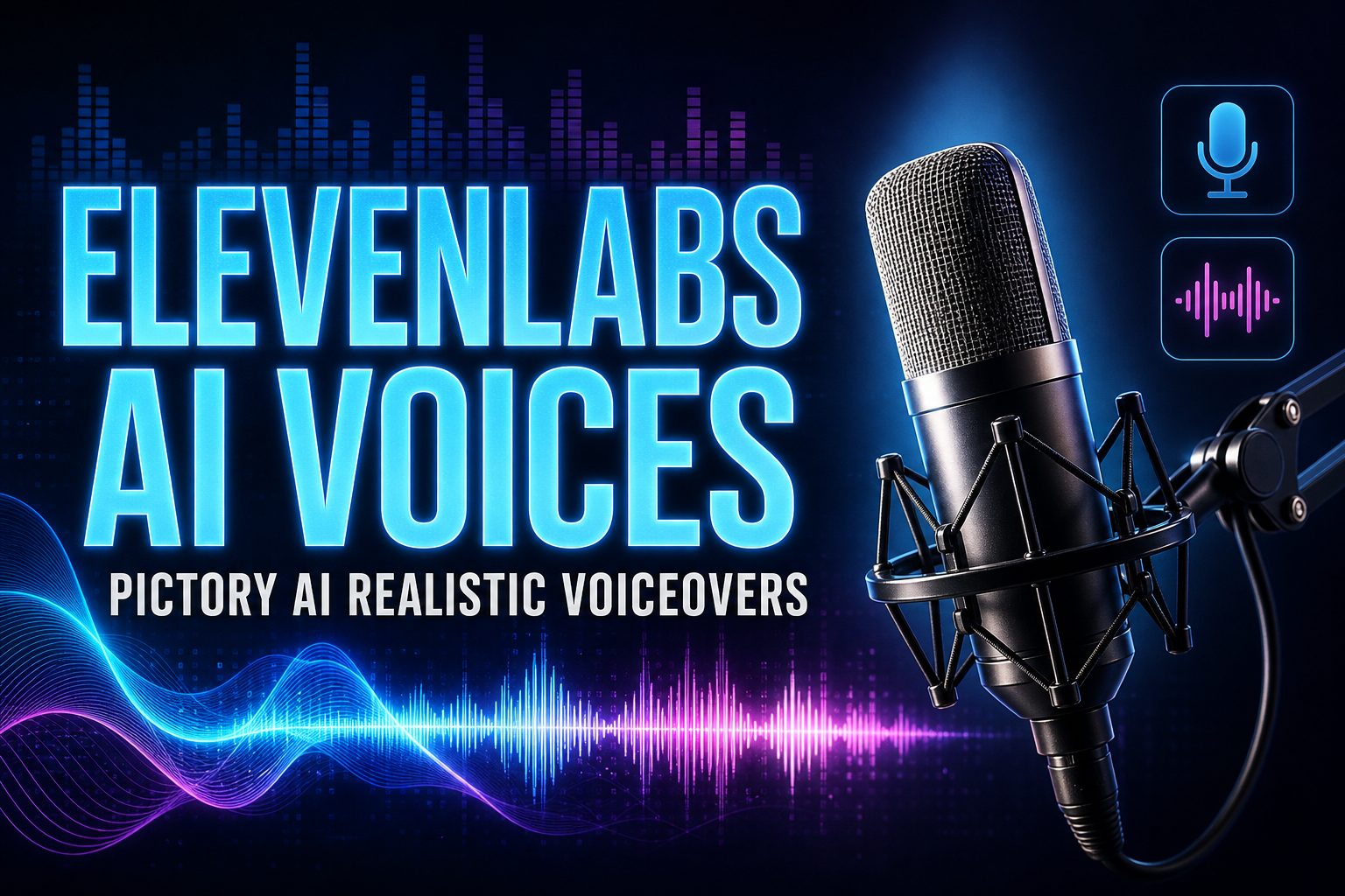 Pictory AI Realistic Voiceovers & ElevenLabs Integration: Audio Quality Audit (Hero Image)