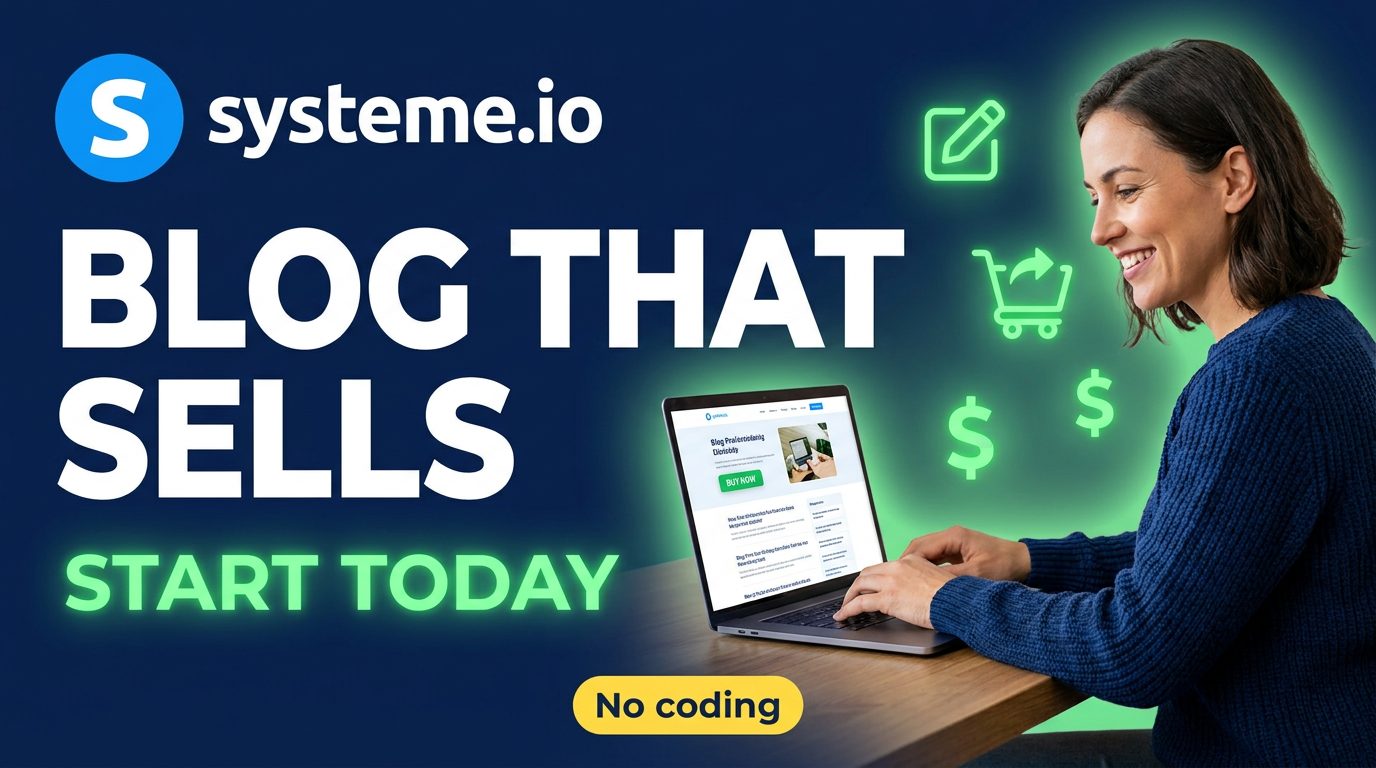 How to Create a Blog for Free on Systeme.io That Sells (Website Tutorial)