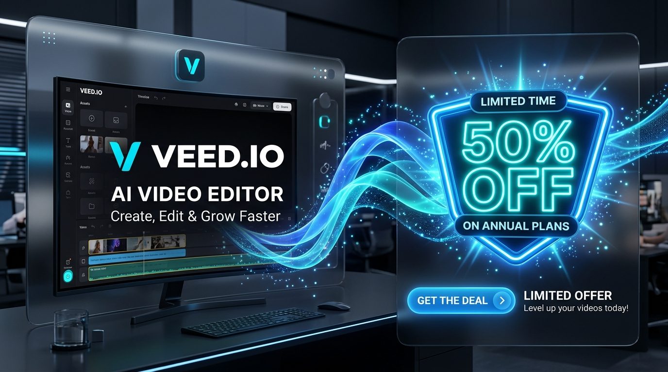 Veed discount code 2026 - 50% off first 3 months verified partner link