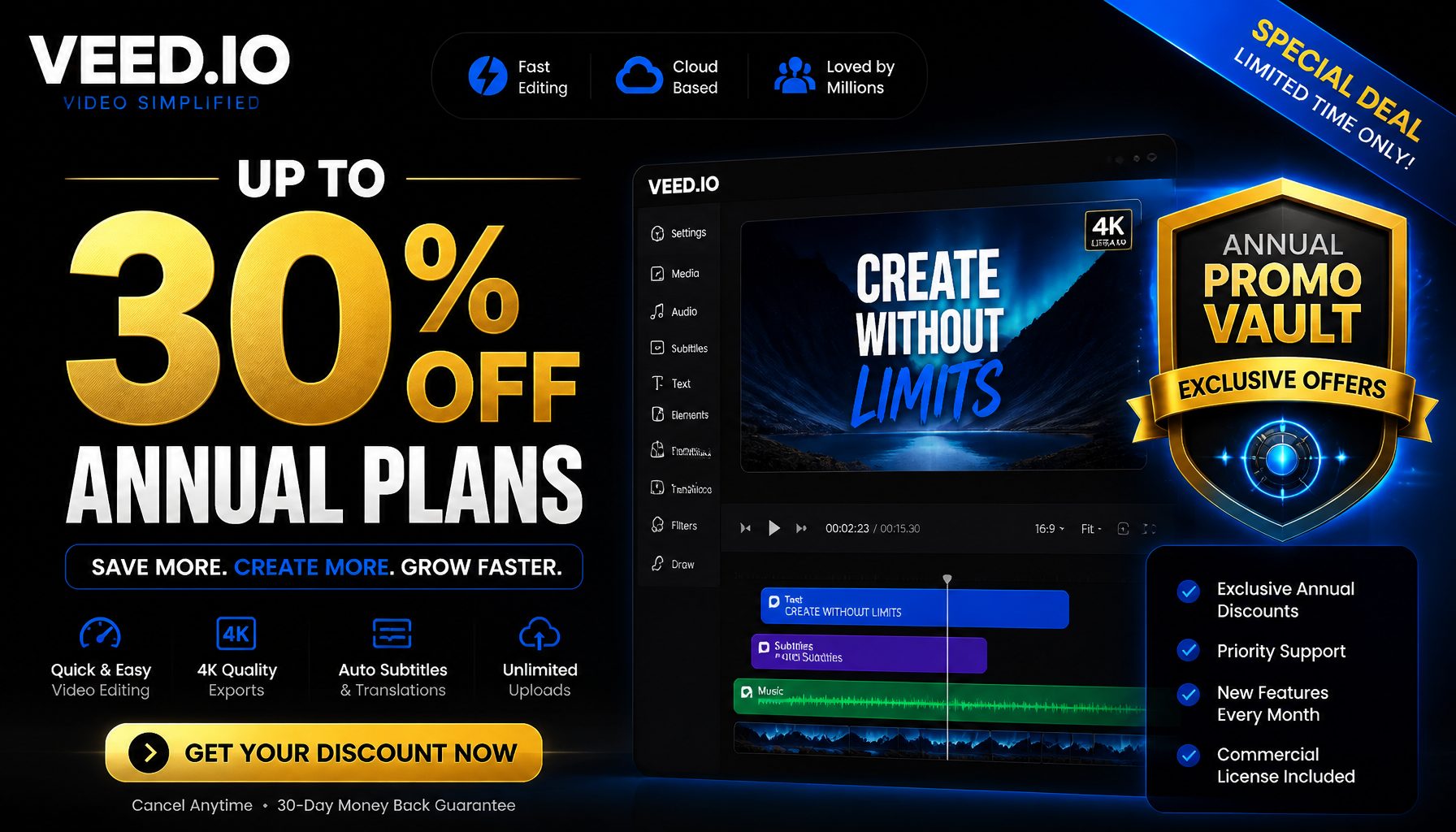 Veed.io Deals & Special Offers: Best Annual Discounts & Promo Code Vault